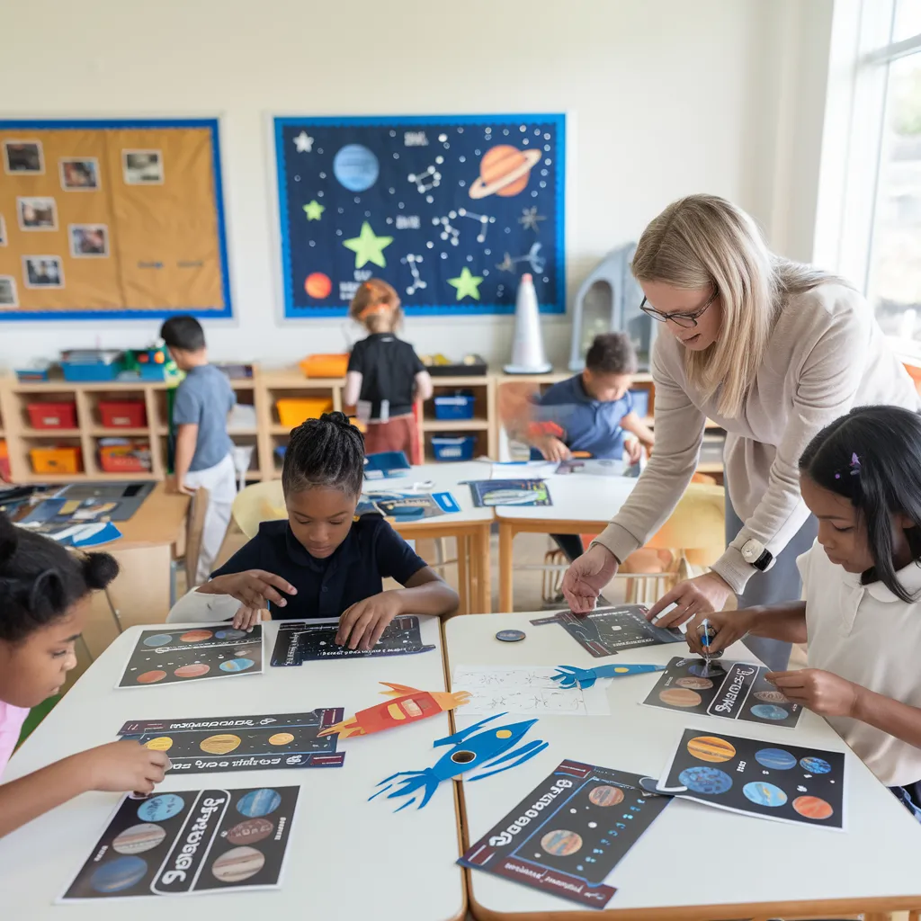 Space Theme Educational Printables