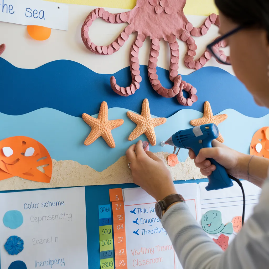 Theme-based classroom decorations