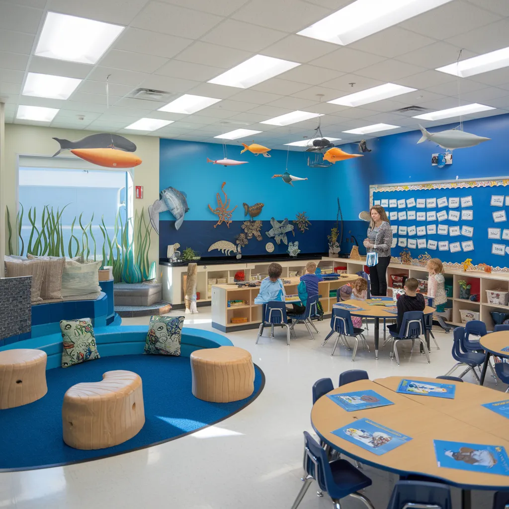 Theme-based classroom decorations