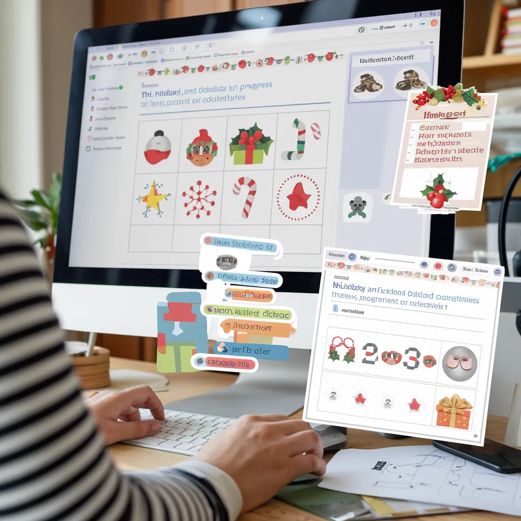 holiday-themed worksheets