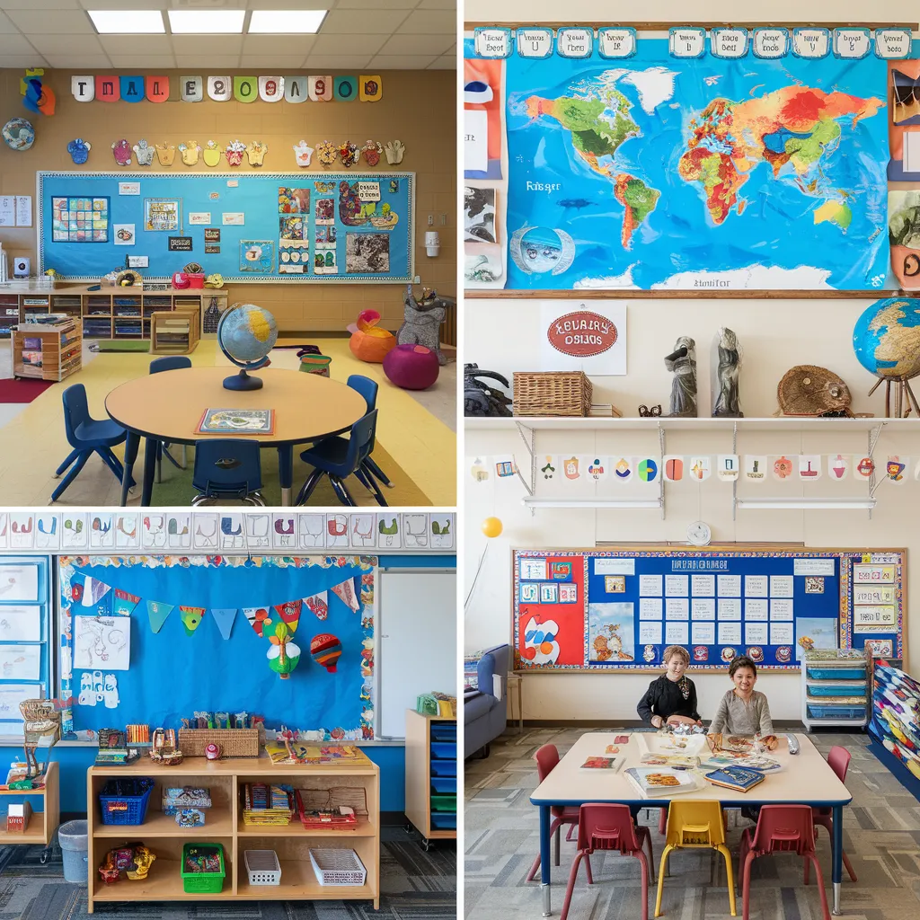 Theme-based classroom decorations