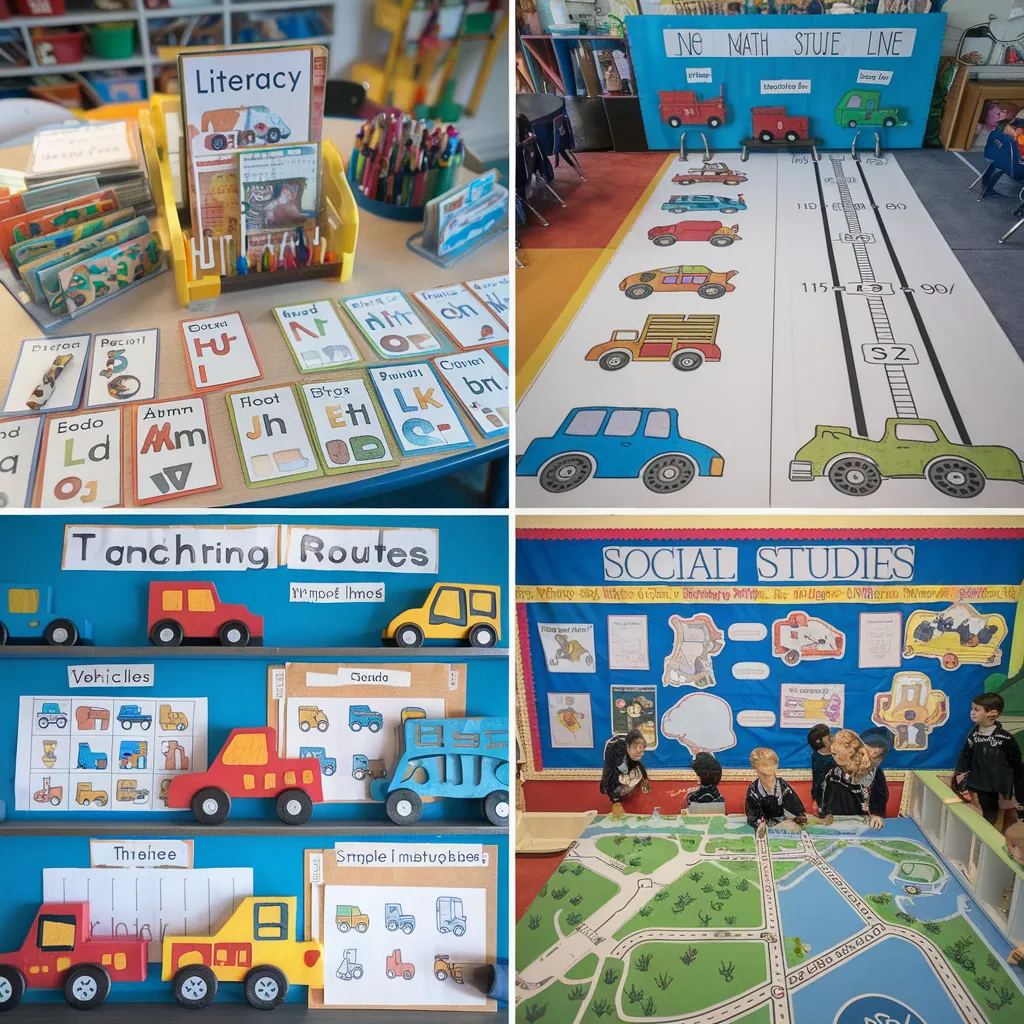transportation theme worksheets