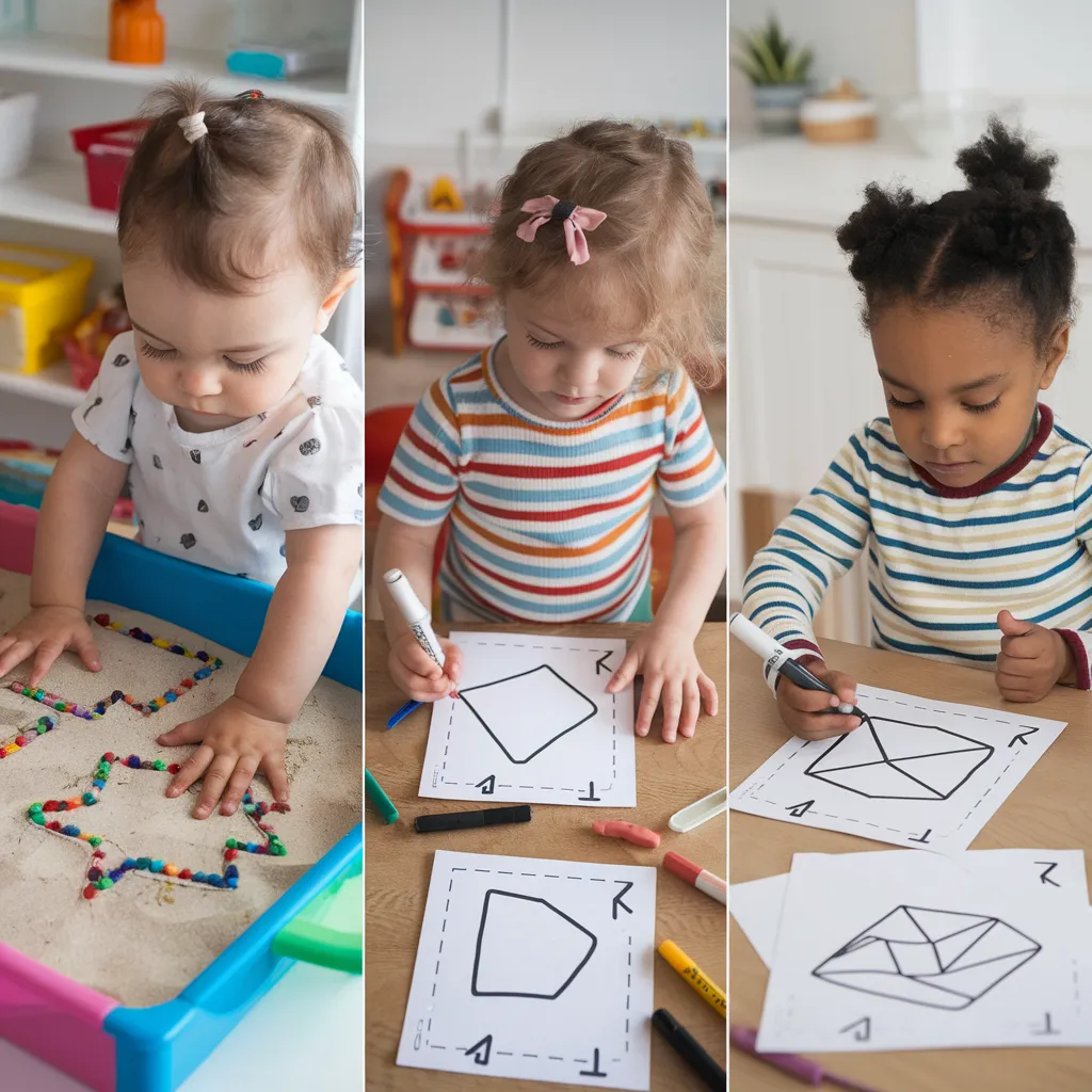 Shapes tracing for kids