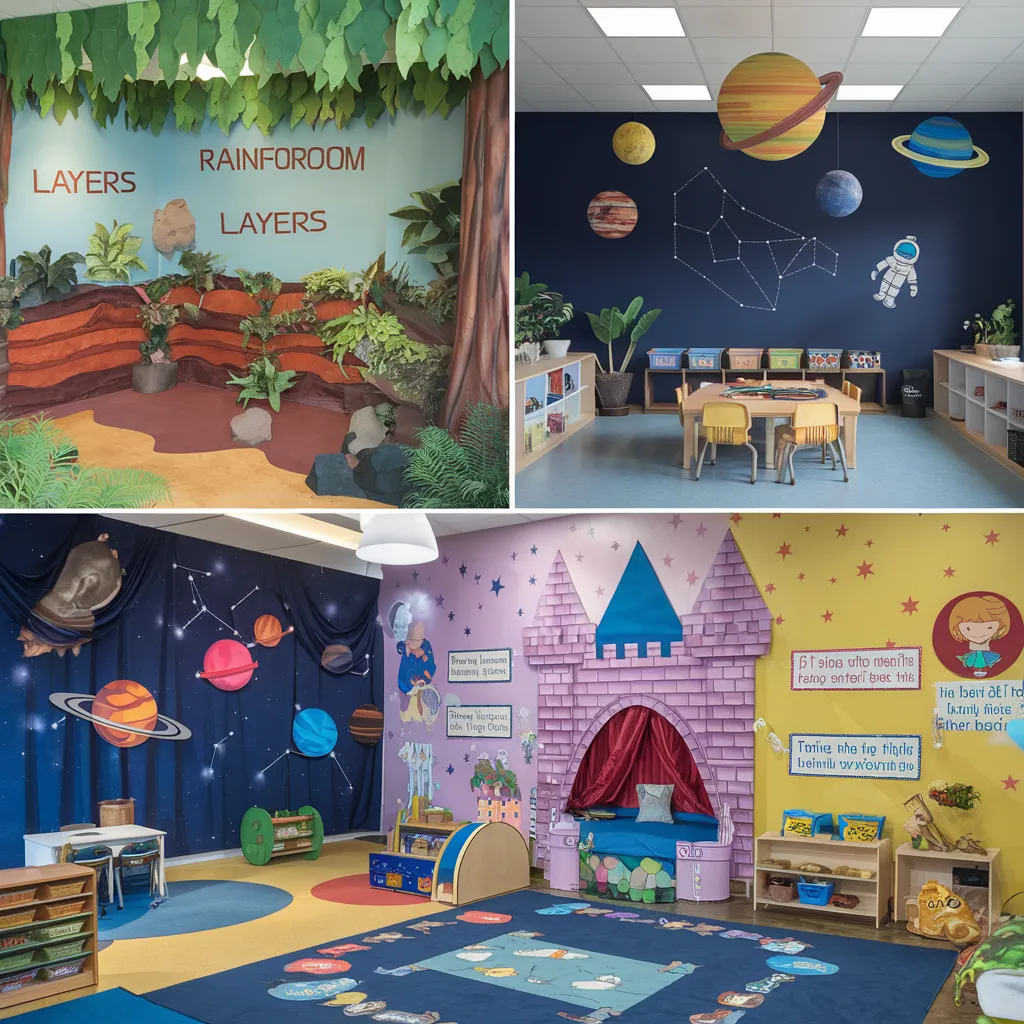 Theme-based classroom decorations