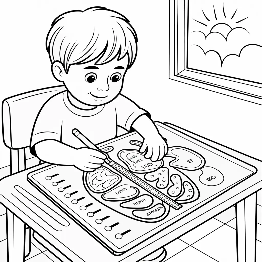 educational coloring sheets