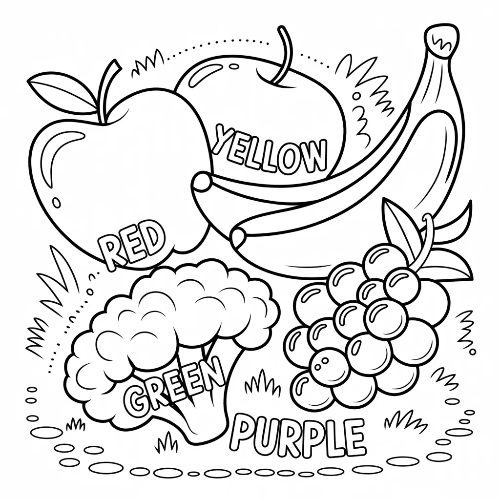 color and learn worksheets