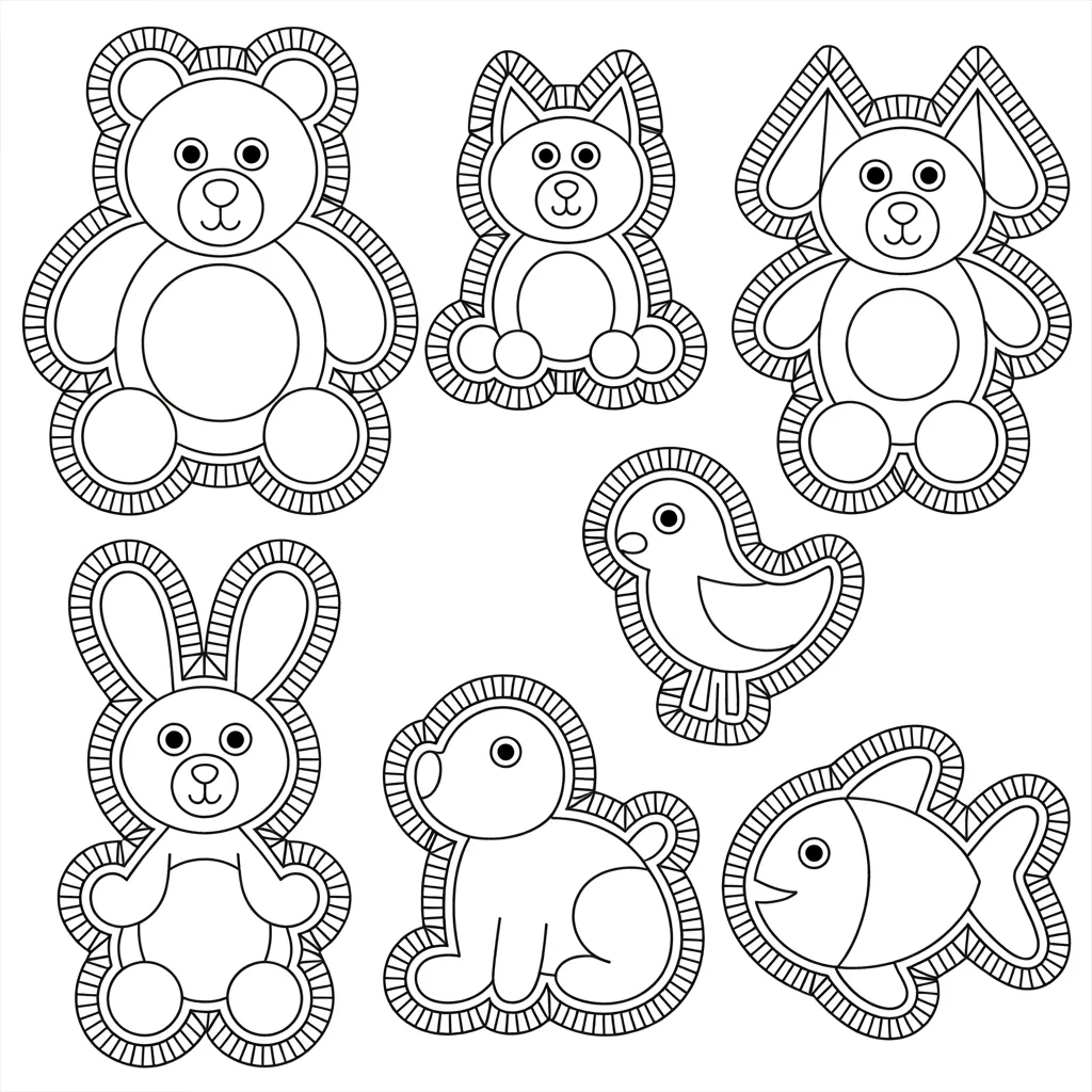 Easy coloring pages for toddlers