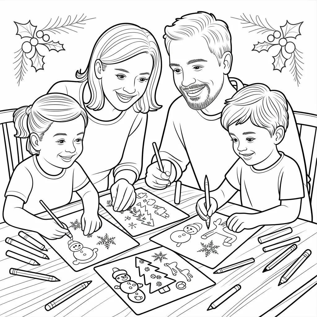 Holiday Coloring Sheets