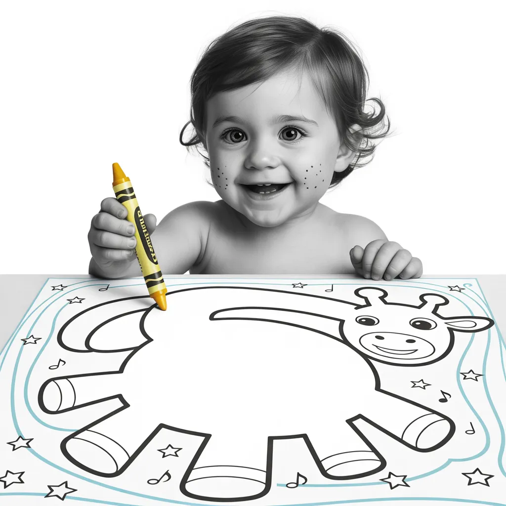Easy coloring pages for toddlers
