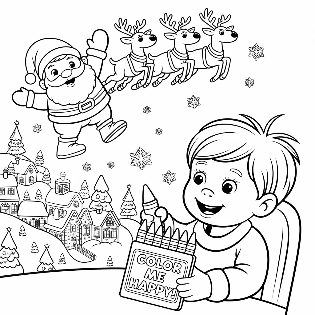 Holiday Coloring Sheets