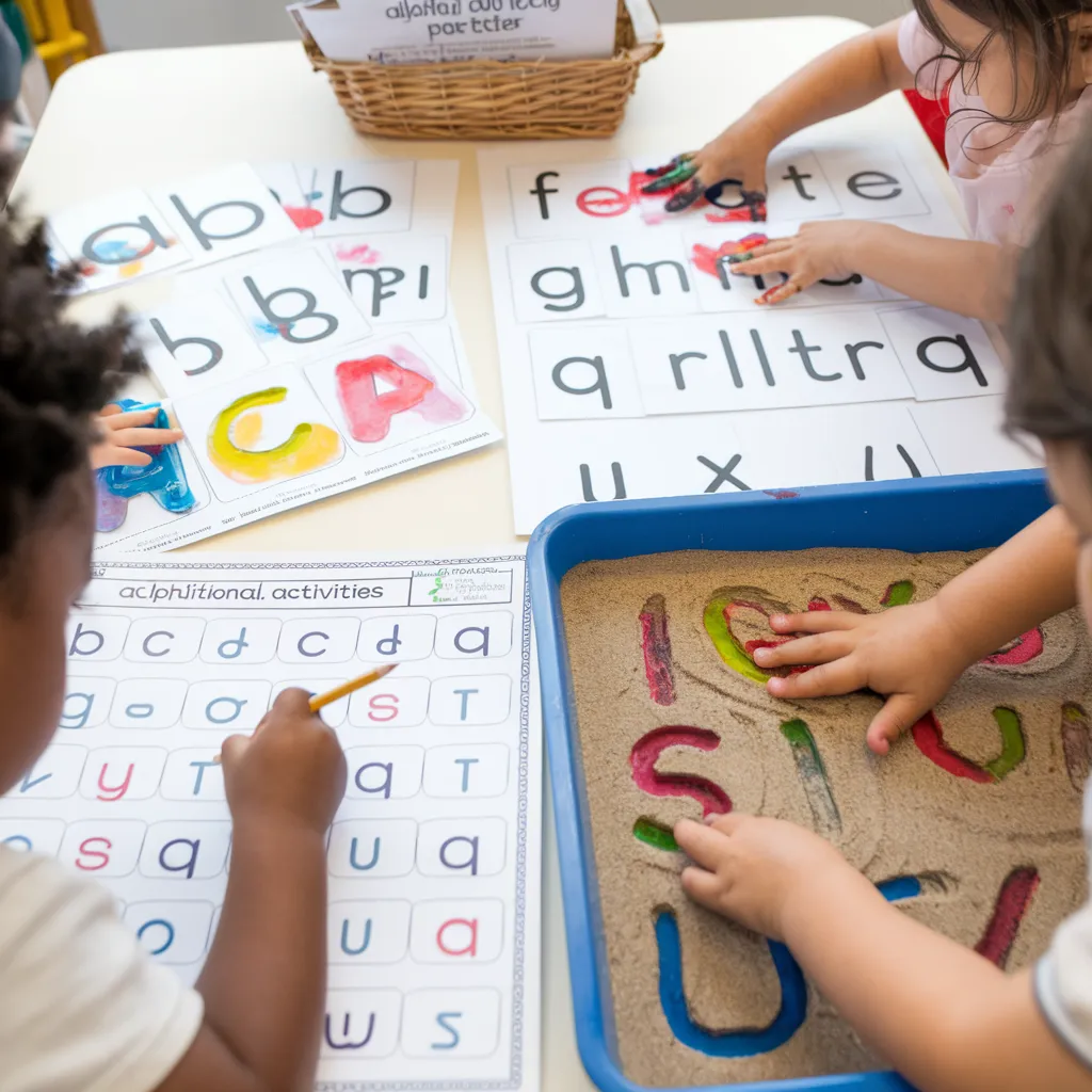 alphabet tracing printables