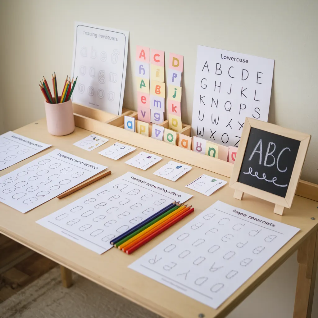 alphabet tracing printables