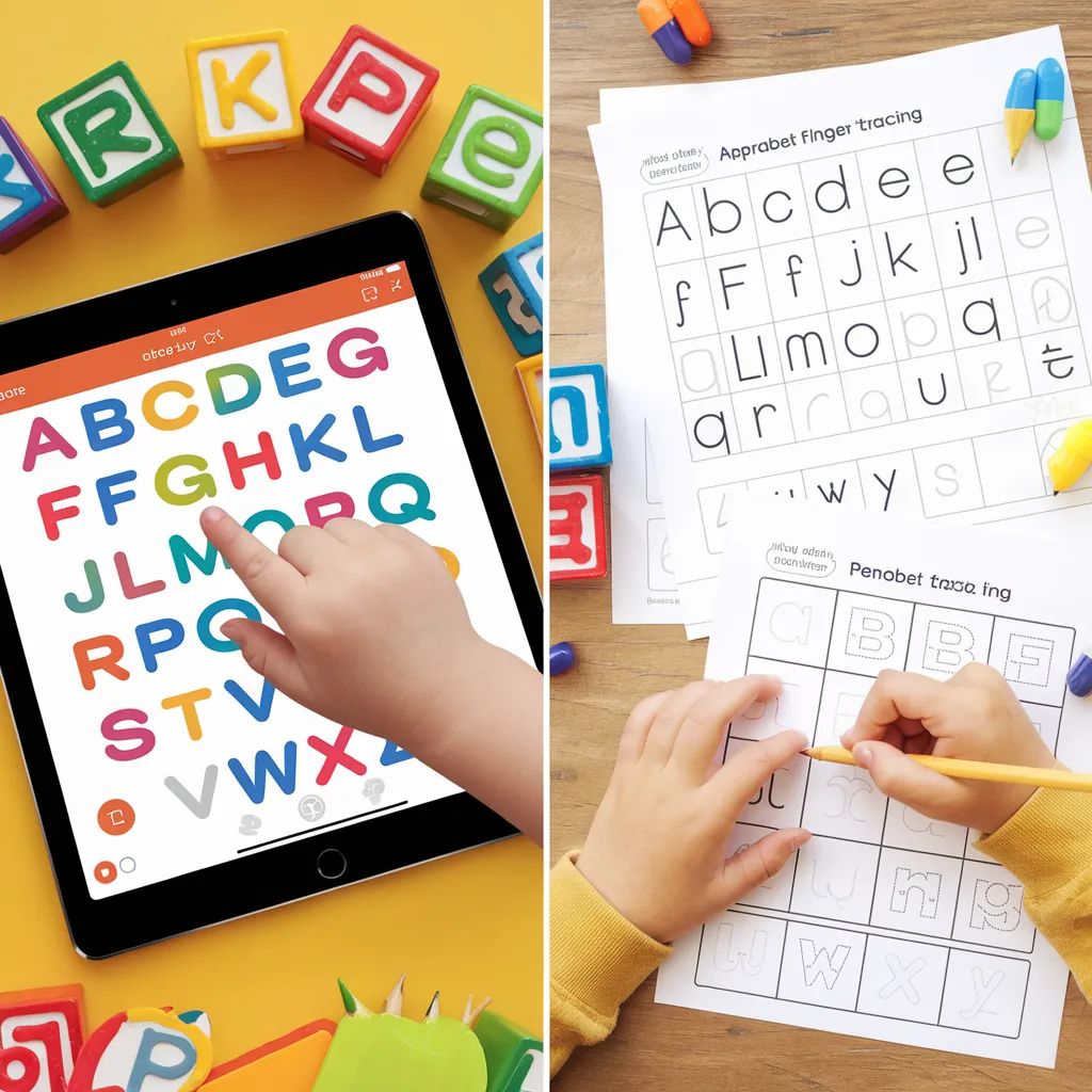 alphabet tracing printables