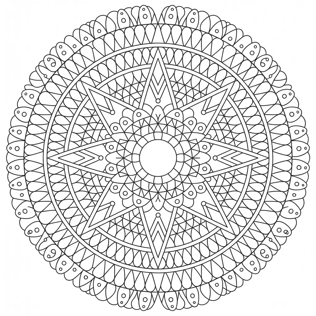Mandala Coloring Pages