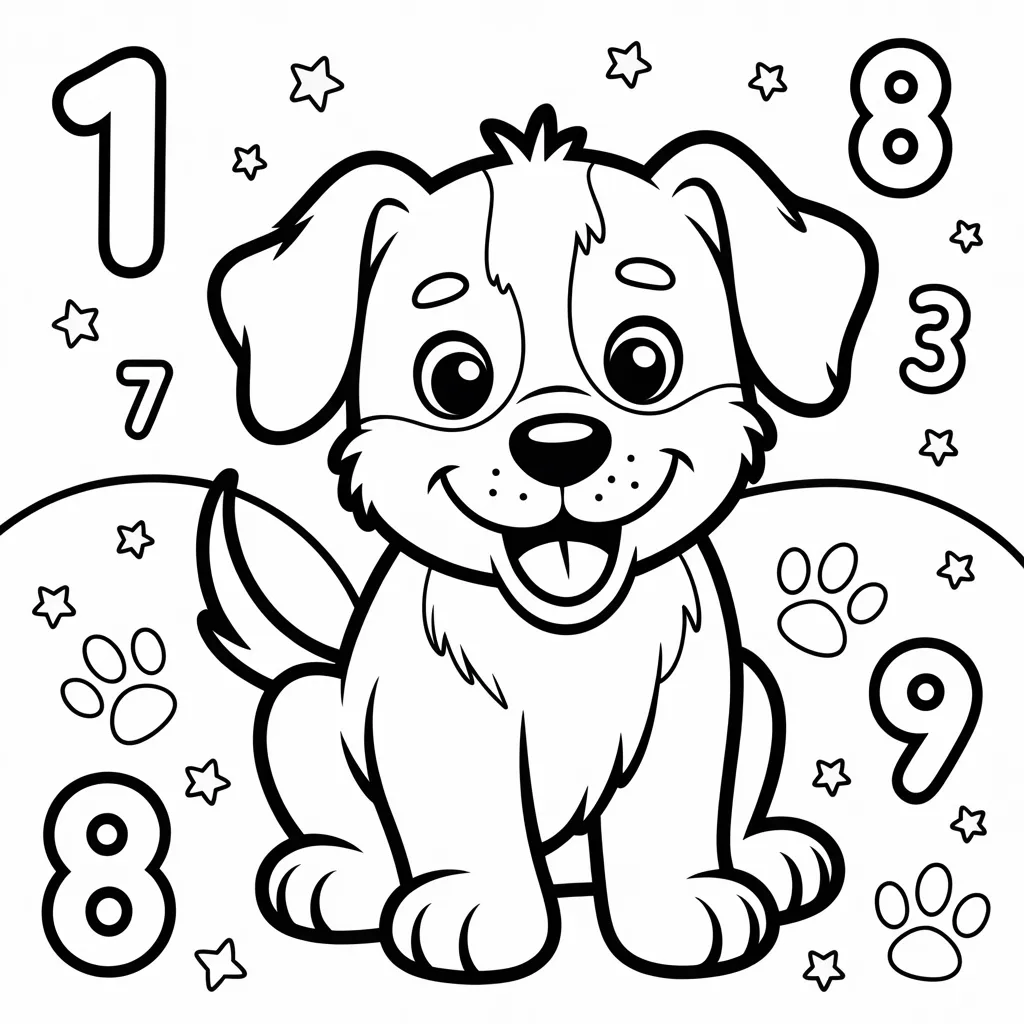 Color by numbers worksheets PDF