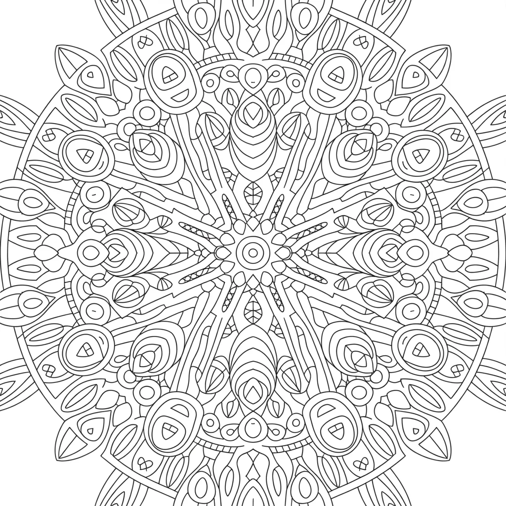 Mandala Coloring Pages