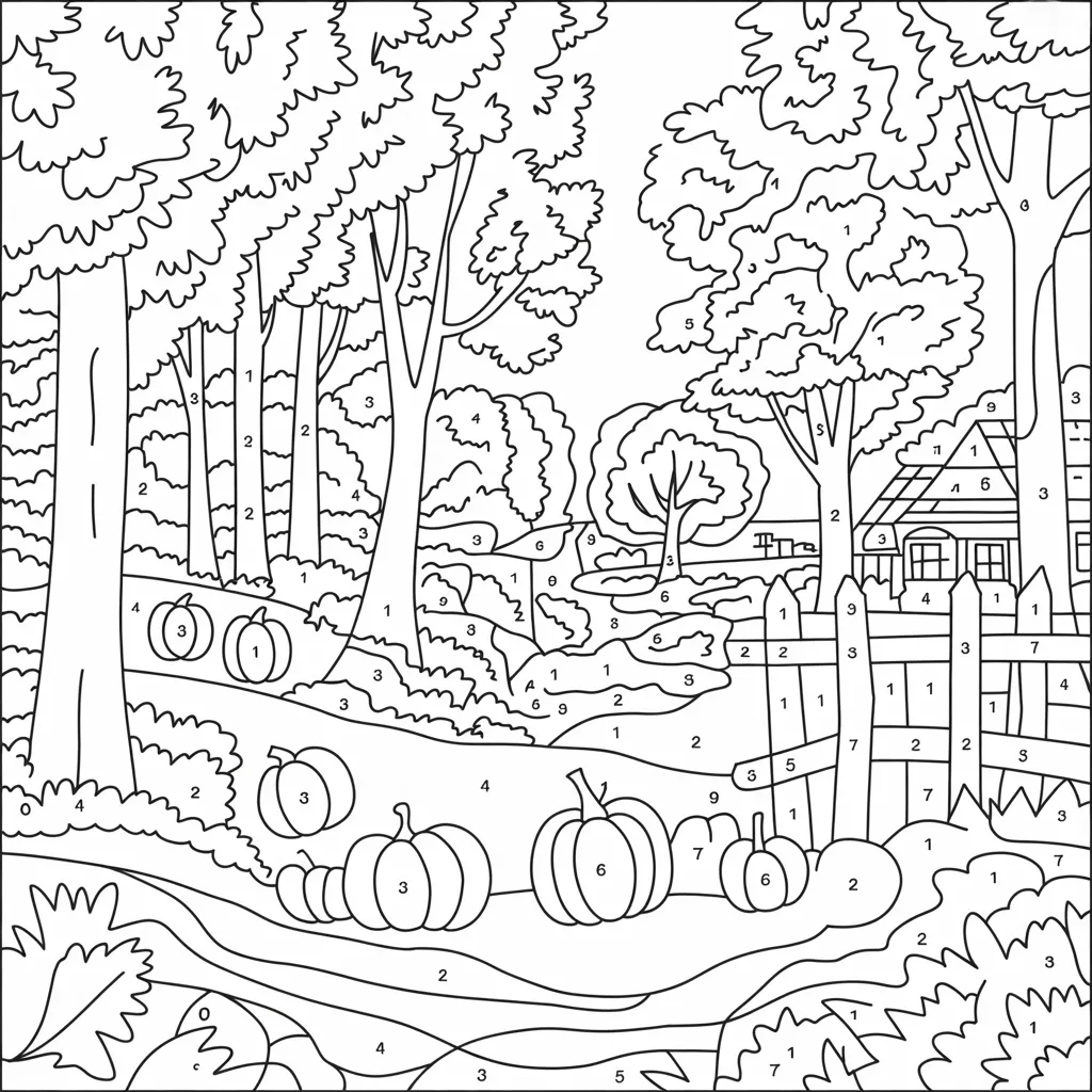 Color by numbers worksheets PDF