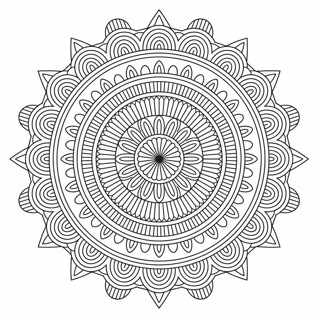 Mandala Coloring Pages